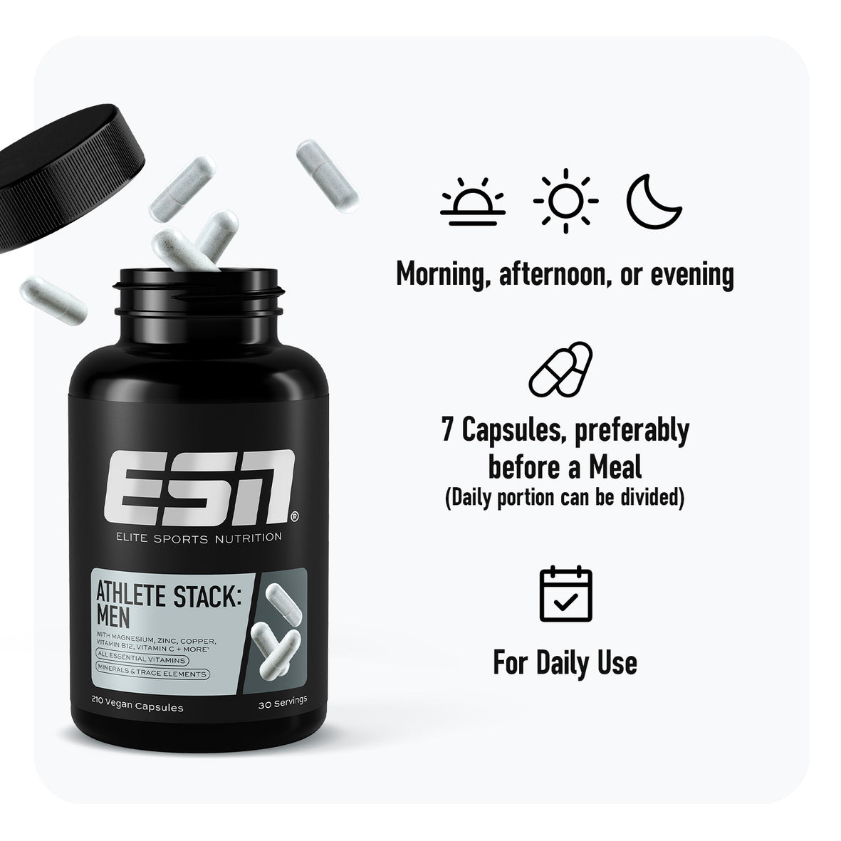 ESN Athlete StackMen Vitamins & Minerals for Athletes